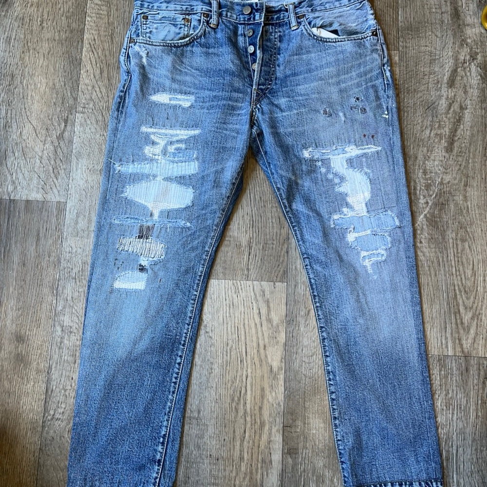 Ralph Lauren Double RL Slim Fit Selvedge Jeans Men's Size 32x32
